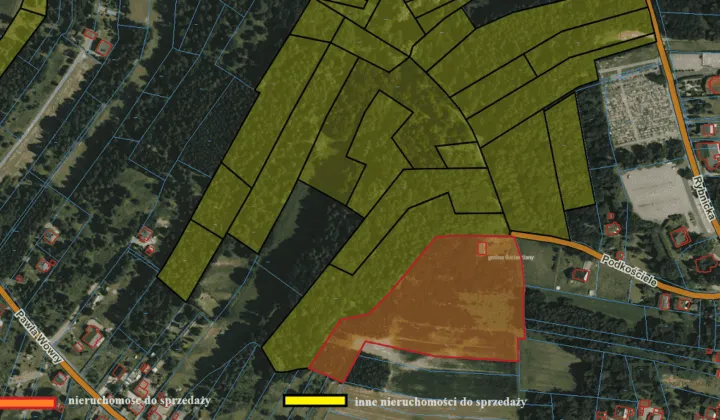 Działka Jankowice, ul. Podkościele