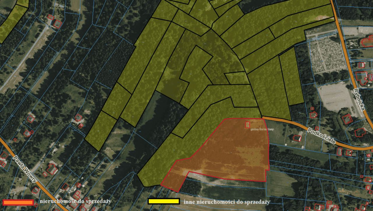 Działka Jankowice, ul. Podkościele. Zdjęcie 1