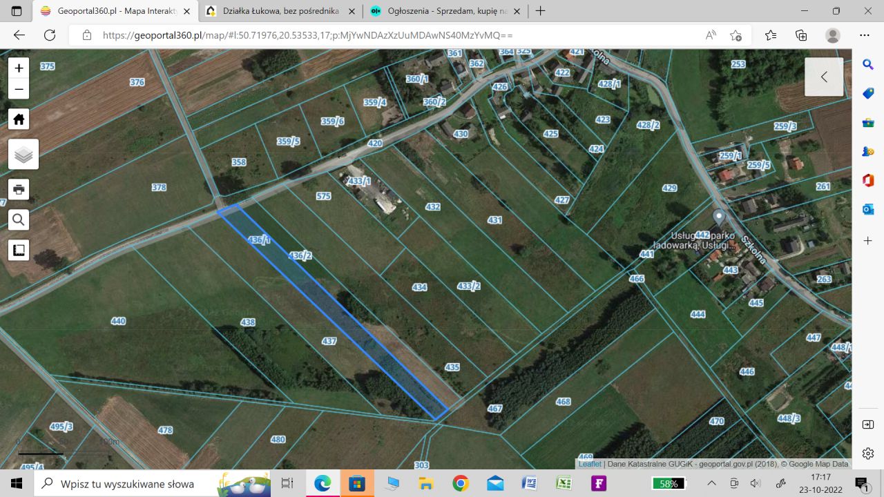 Działka rolno-budowlana Łukowa. Zdjęcie 2