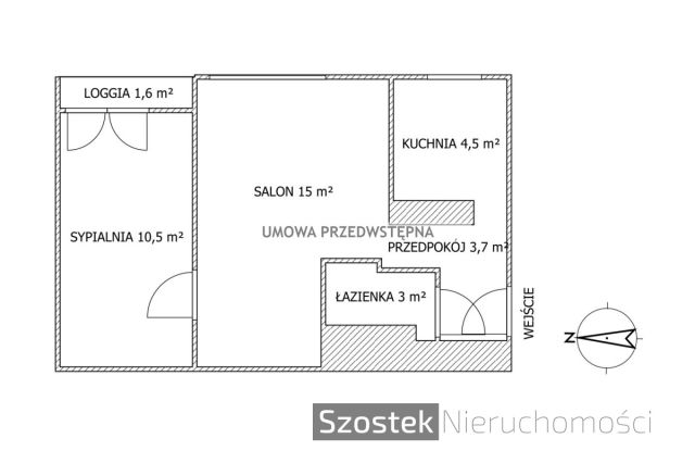 Mieszkanie 2-pokojowe Częstochowa Tysiąclecie, al. Aleja Armii Krajowej. Zdjęcie 25