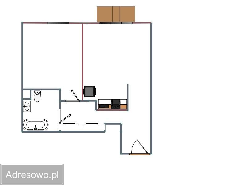 Mieszkanie 2-pokojowe Warszawa Gocławek, ul. Zamieniecka. Zdjęcie 9