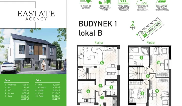 dom szeregowy, 5 pokoi Legionowo Bukowiec, ul. Grudzie