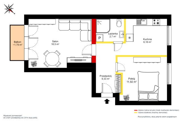 Mieszkanie 2-pokojowe Żyrardów Centrum, ul. Józefa Mireckiego. Zdjęcie 12