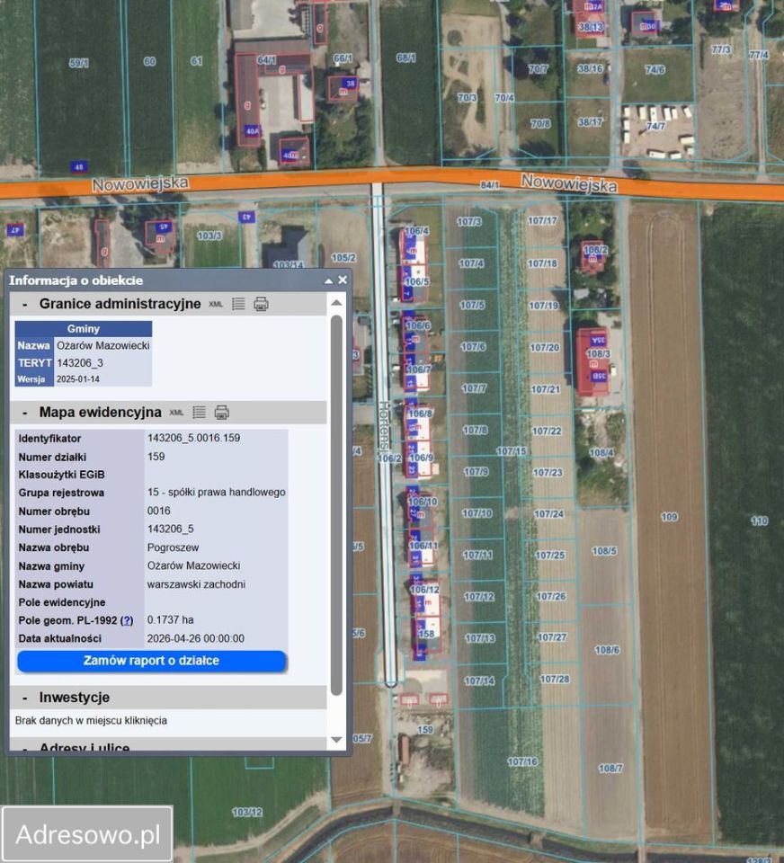 Działka rolno-budowlana Ożarów Mazowiecki. Zdjęcie 2