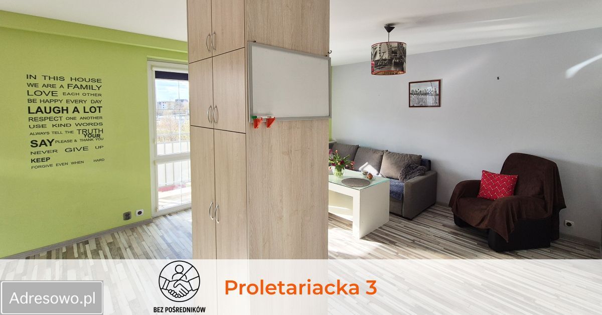 Mieszkanie 1-pokojowe Białystok Centrum, ul. Proletariacka. Zdjęcie 3