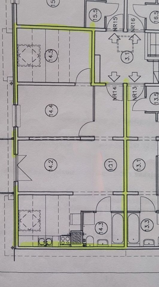 Mieszkanie 3-pokojowe Kraków Bieżanów, ul. por. Halszki. Zdjęcie 8