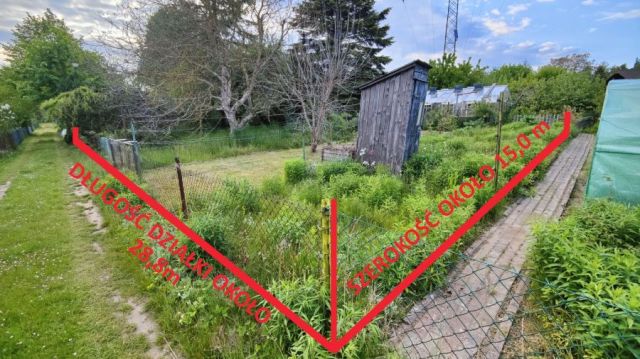 Działka rekreacyjna Gdańsk Klukowo, ul. Radarowa. Zdjęcie 1