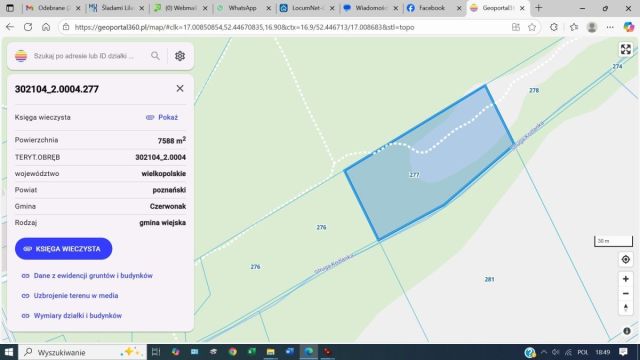 Działka rolna Kicin. Zdjęcie 5