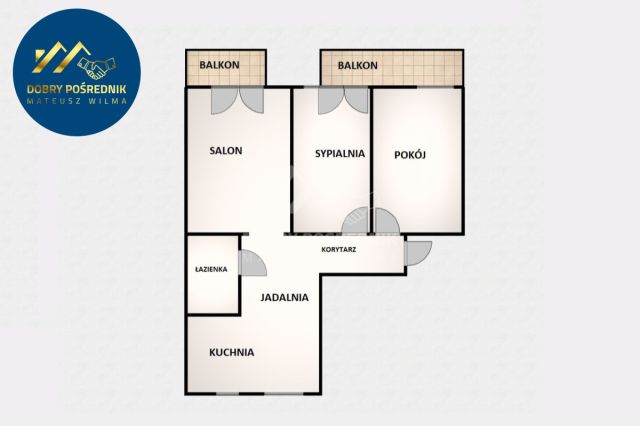 Mieszkanie 3-pokojowe Gdańsk Wrzeszcz, ul. Sobótki. Zdjęcie 16