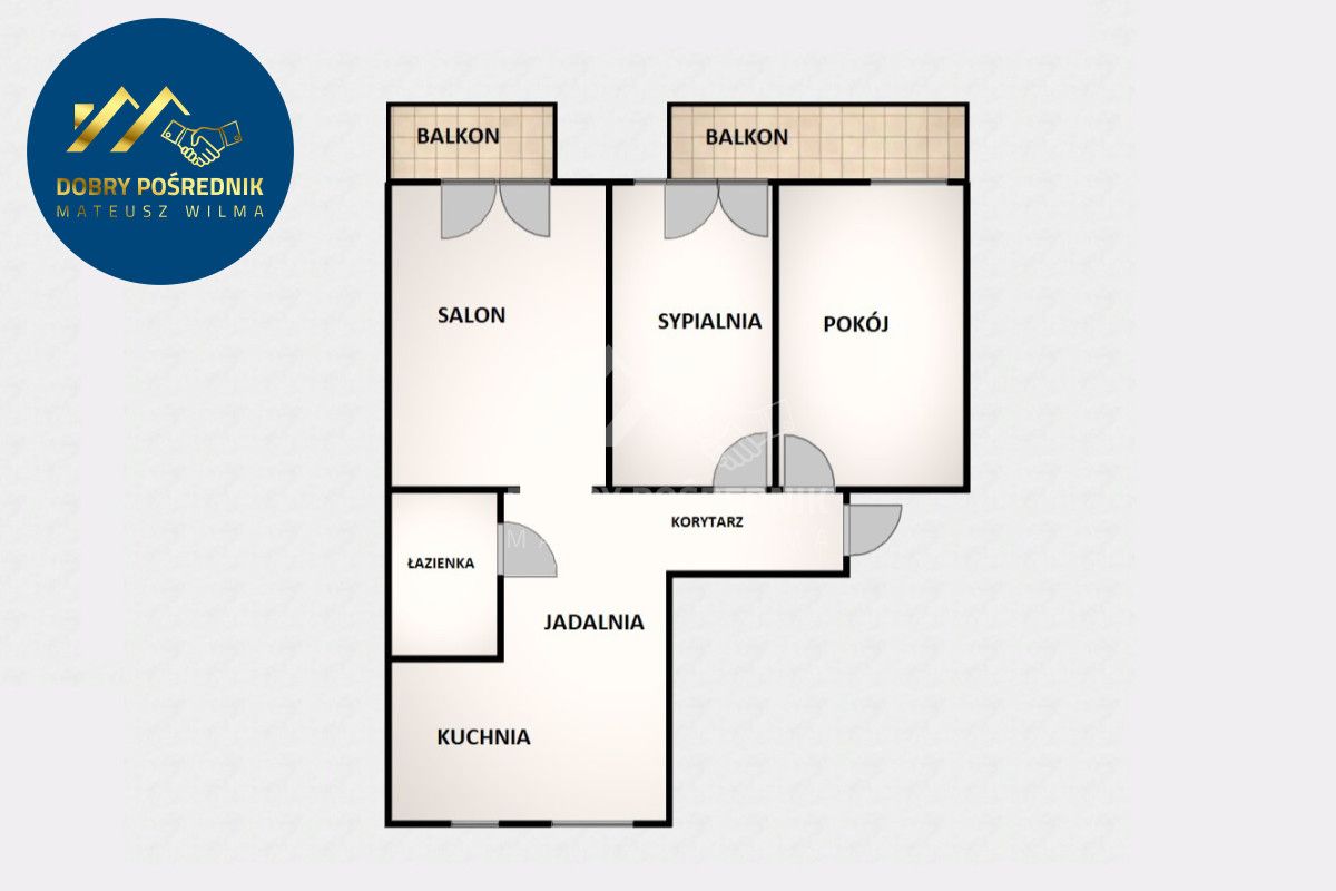 Mieszkanie 3-pokojowe Gdańsk Wrzeszcz, ul. Sobótki. Zdjęcie 16