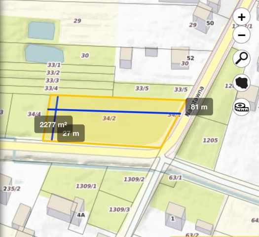 Działka rolno-budowlana Serokomla, ul. Ogrodowa. Zdjęcie 1