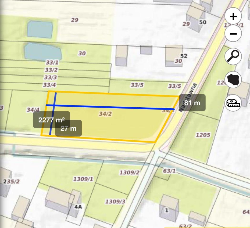 Działka rolno-budowlana Serokomla, ul. Ogrodowa