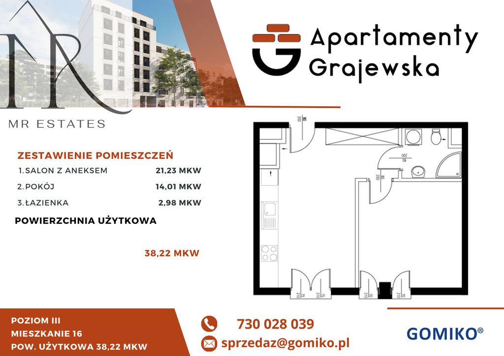 Mieszkanie 2-pokojowe Warszawa Praga-Północ, ul. Grajewska. Zdjęcie 3