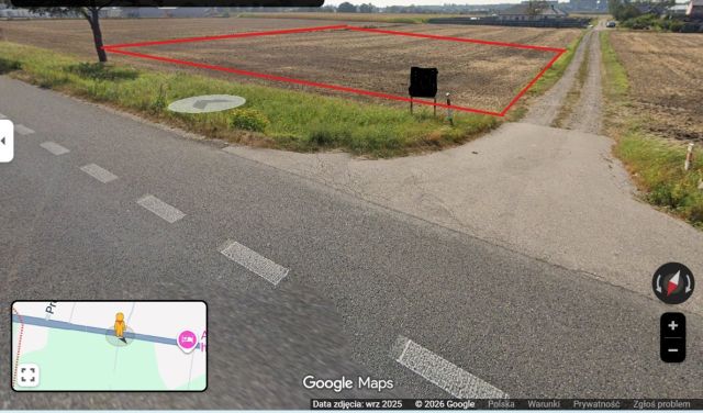 Działka inwestycyjna Paprotnia, ul. Sochaczewska. Zdjęcie 1