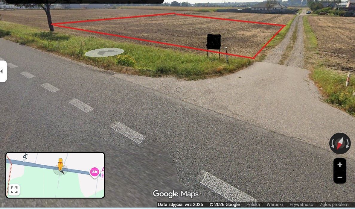 Działka inwestycyjna Paprotnia, ul. Sochaczewska. Zdjęcie 1