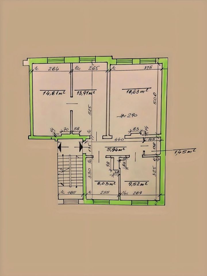 Mieszkanie 3-pokojowe Ośno Lubuskie, ul. Bolesława Chrobrego. Zdjęcie 5