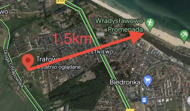 Działka budowlana Władysławowo, ul. Trałowa