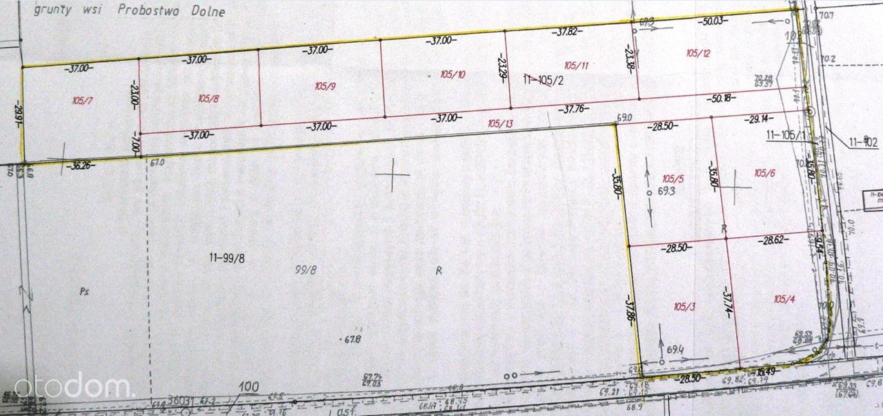 Działka budowlana Probostwo Dolne. Zdjęcie 4