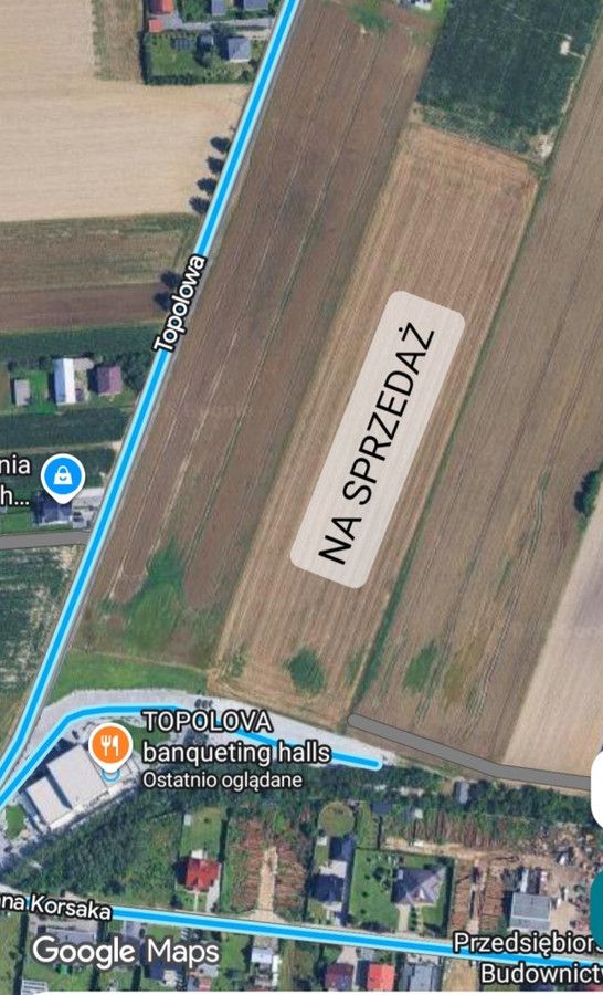 Działka rolno-budowlana Ostrów Wielkopolski, ul. Topolowa. Zdjęcie 3