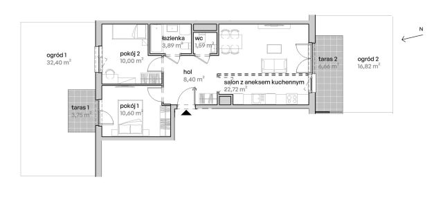 Mieszkanie 3-pokojowe Poznań Starołęka, ul. Unii Lubelskiej. Zdjęcie 7