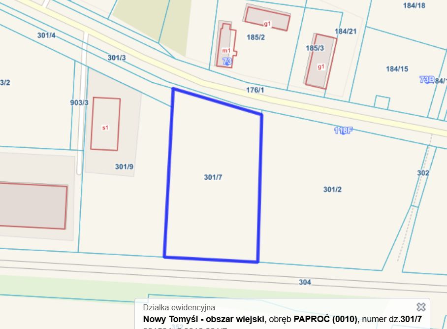 Działka inwestycyjna Paproć. Zdjęcie 2