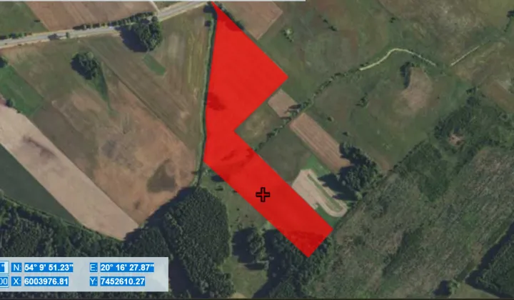 Działka rolna Mingajny