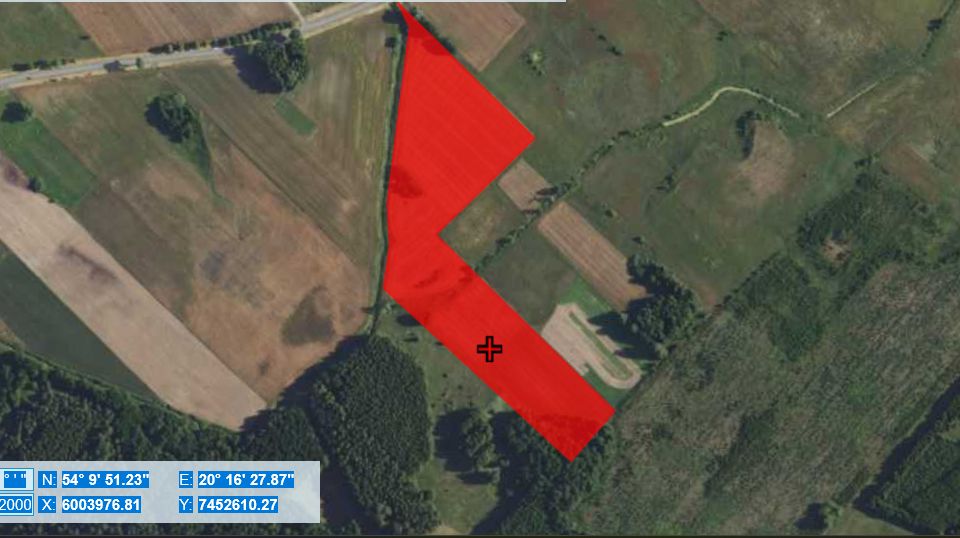 Działka rolna Mingajny. Zdjęcie 1