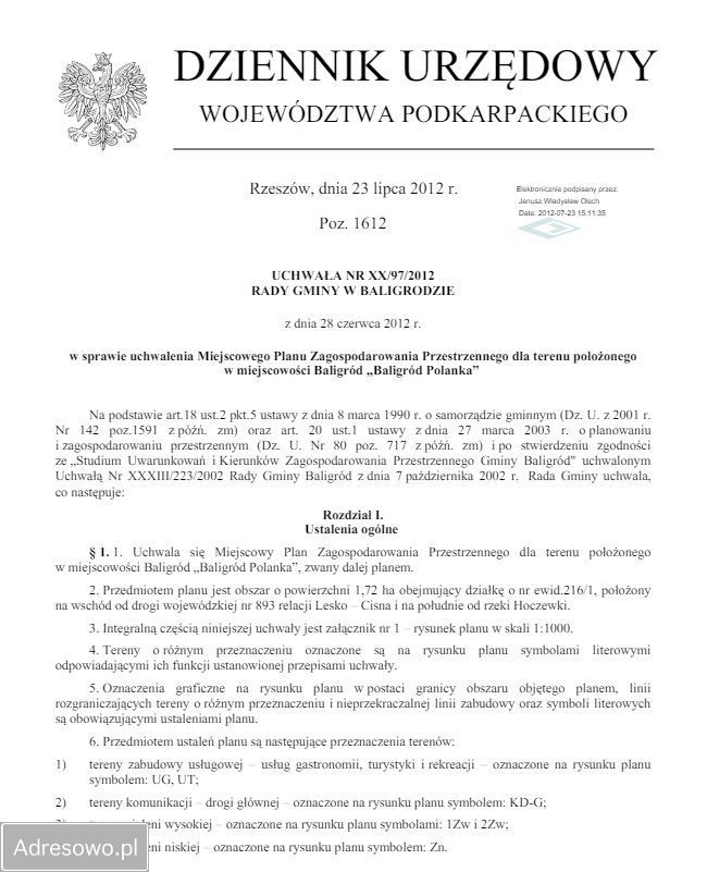 Działka inwestycyjna Baligród. Zdjęcie 7