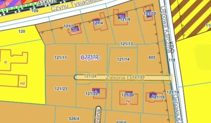 Działka budowlana Bojano, ul. Zielona Dolina