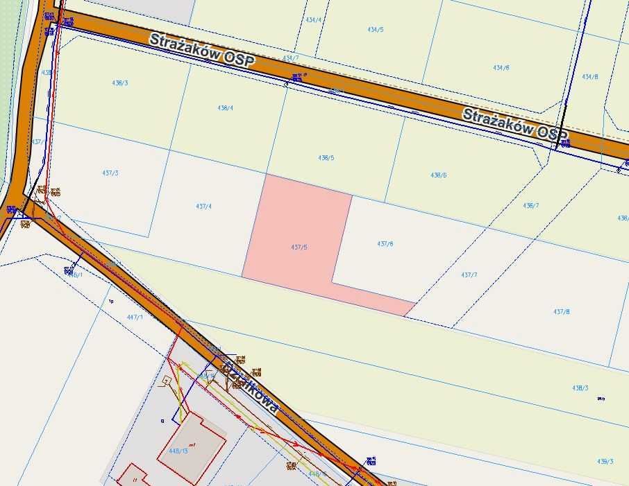 Działka budowlana Ostrów Mazowiecka, ul. Strażaków OSP. Zdjęcie 1