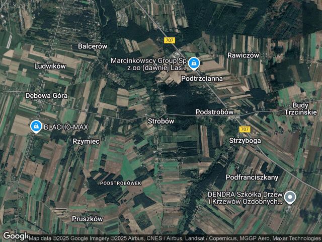 Działka budowlana Strobów. Zdjęcie 1