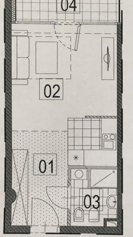 Mieszkanie 1-pokojowe Szczecin Centrum, al. Wyzwolenia. Zdjęcie 8