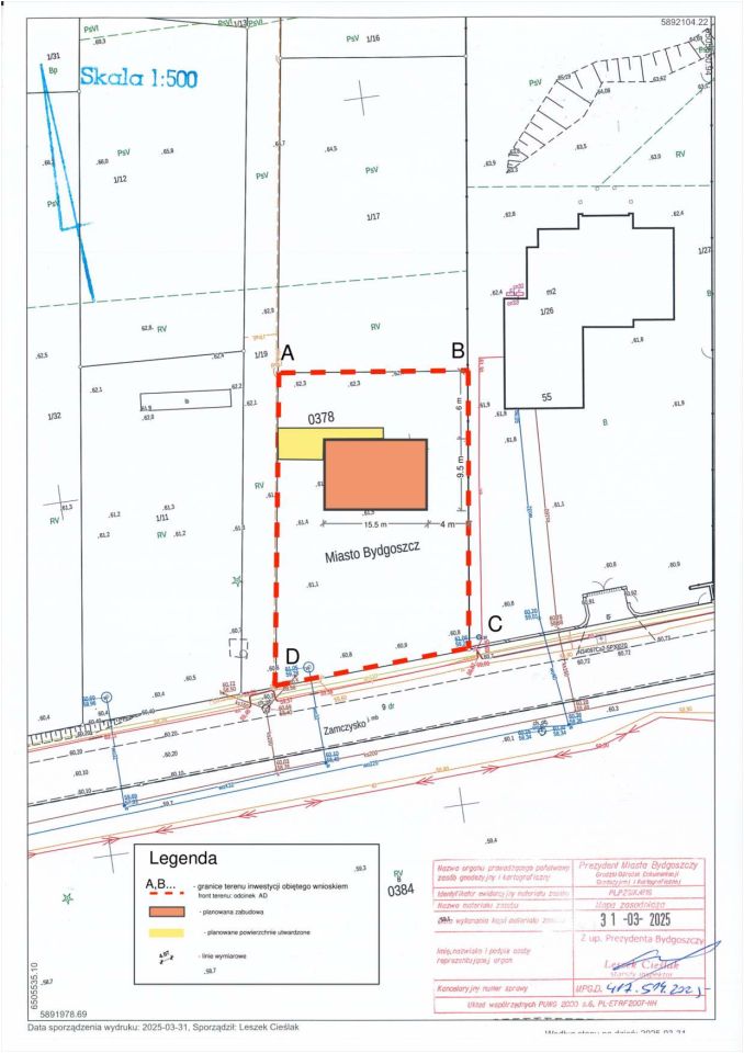 Działka budowlana Bydgoszcz Osiedle Leśne, ul. Zamczysko. Zdjęcie 3