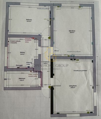 Mieszkanie 3-pokojowe Wrocław, ul. Poranna. Zdjęcie 13