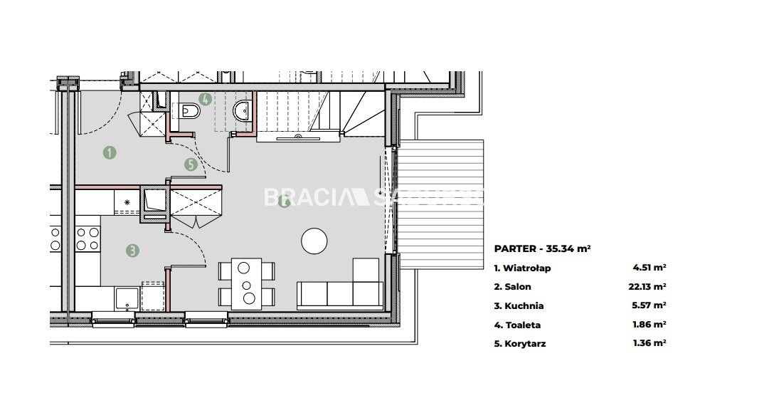 Mieszkanie 4-pokojowe Kraków Zwierzyniec, ul. Olszanicka. Zdjęcie 6