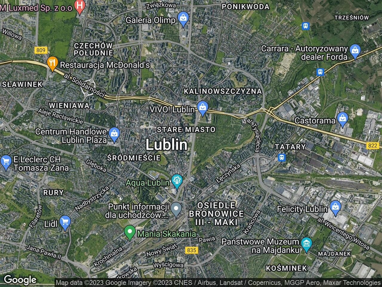 Działka inna Lublin Śródmieście, al. Unii Lubelskiej