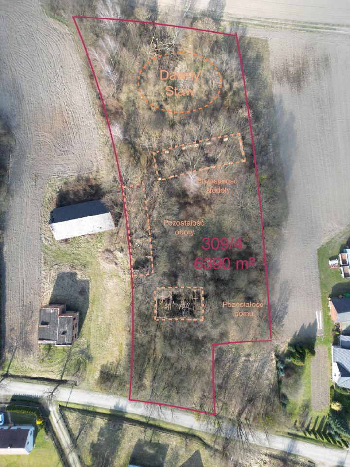 Działka rolno-budowlana Biadacz, ul. Kozłowicka. Zdjęcie 8