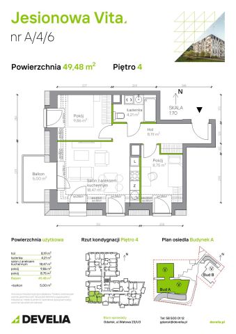 Mieszkanie 3-pokojowe Gdańsk Wrzeszcz, ul. Jesionowa. Zdjęcie 6