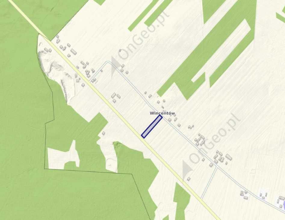 Działka budowlana Wincentów. Zdjęcie 2