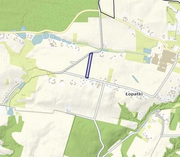 Działka rolno-budowlana Łopatki. Zdjęcie 2