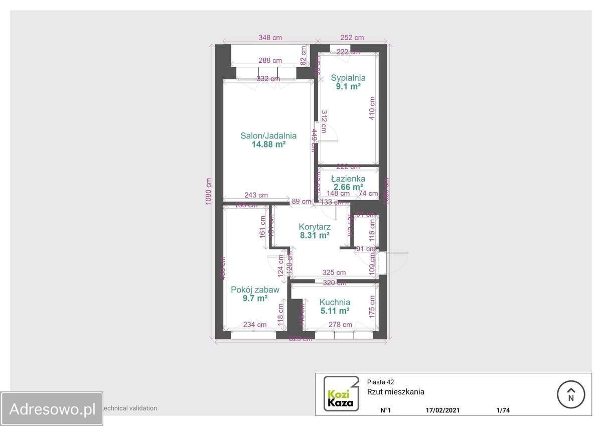 Mieszkanie 3-pokojowe Łódź Górna, ul. Piasta. Zdjęcie 18