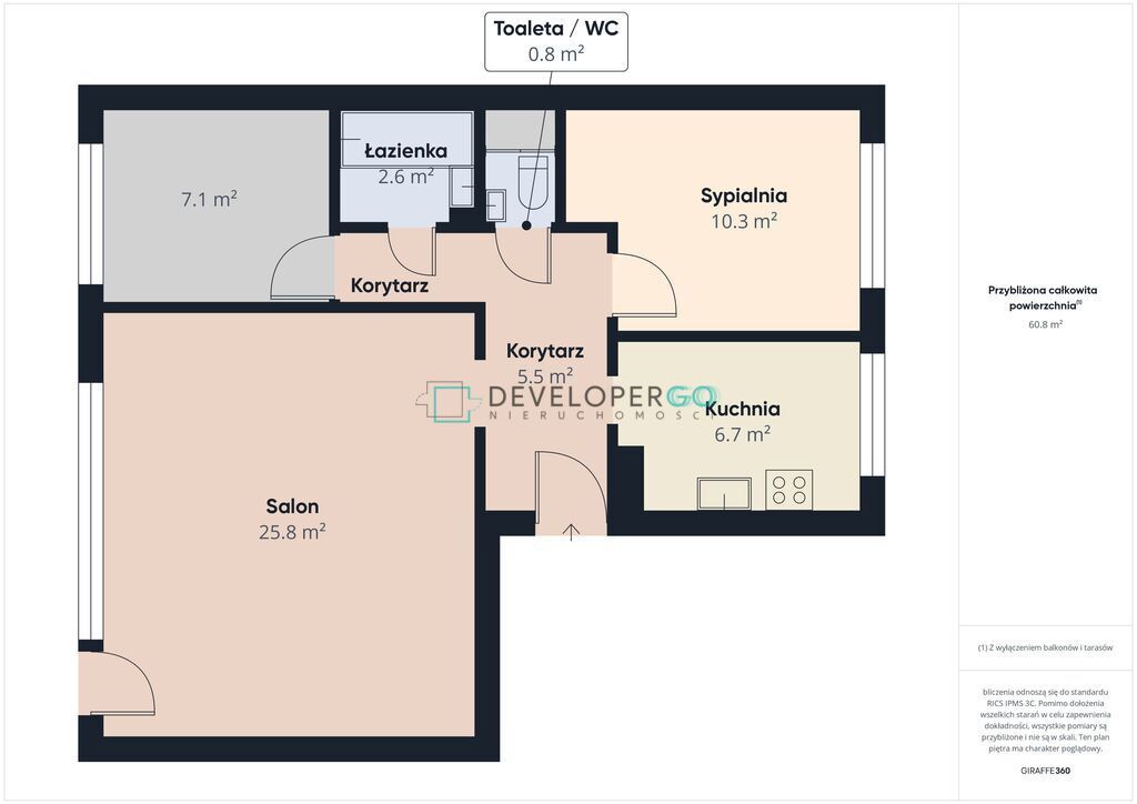 Mieszkanie 3-pokojowe Białystok Dziesięciny, ul. Palmowa. Zdjęcie 15