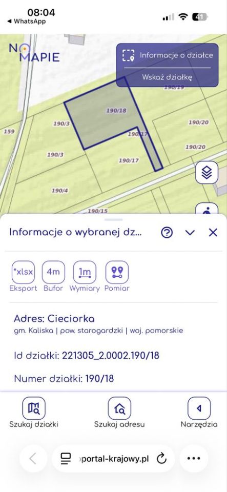 Działka rolno-budowlana Cieciorka. Zdjęcie 5