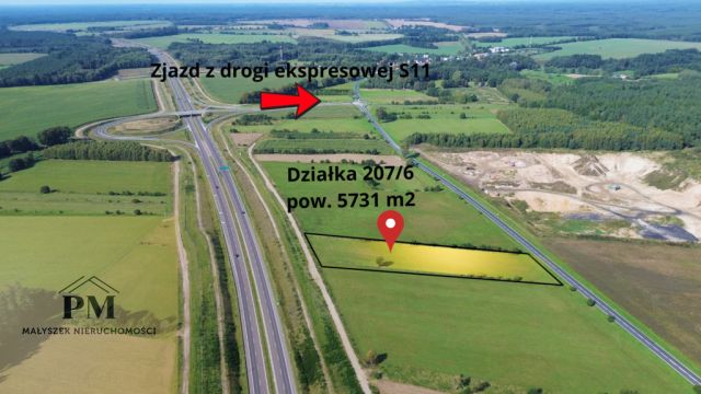 Działka rolna Kłanino. Zdjęcie 1