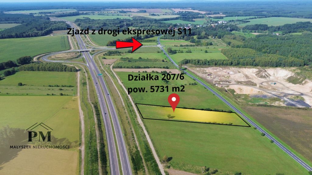 Działka rolna Kłanino. Zdjęcie 1