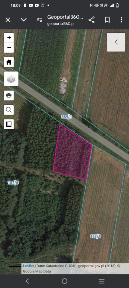 Działka rolno-budowlana Końcowizna. Zdjęcie 2