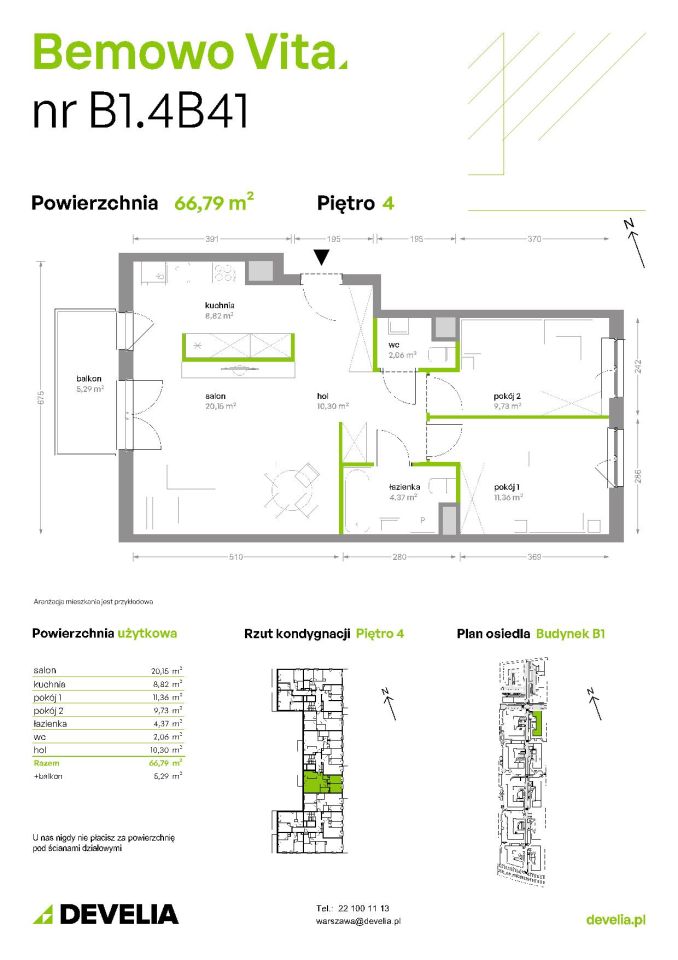 Mieszkanie 3-pokojowe Warszawa Chrzanów, ul. Szeligowska. Zdjęcie 8
