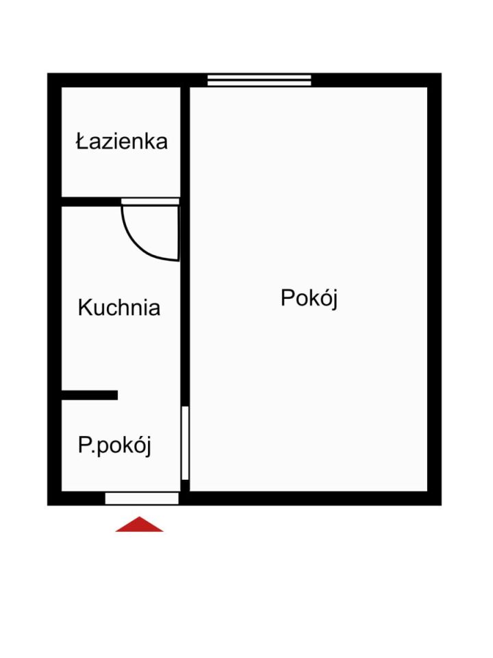 Mieszkanie 1-pokojowe Łódź Bałuty, ul. Mahatmy Gandhiego. Zdjęcie 12