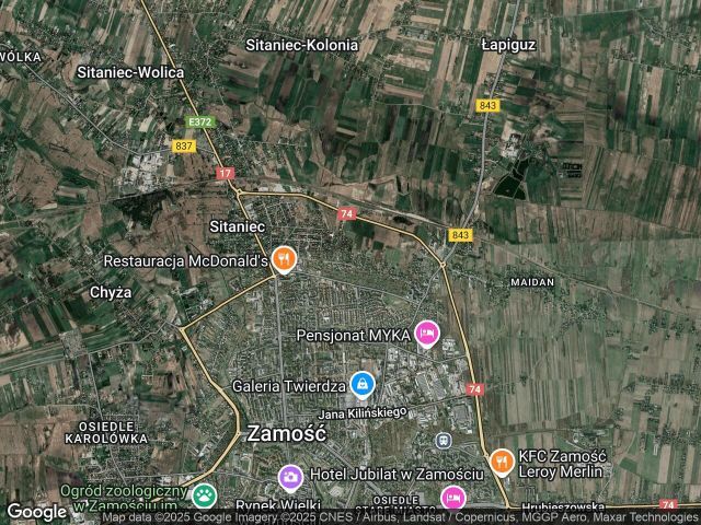 Działka leśna Zamość, ul. Graniczna. Zdjęcie 1