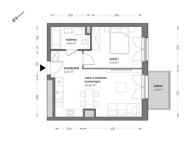 Mieszkanie 2-pokojowe Katowice Brynów, ul. Ceglana. Zdjęcie 7